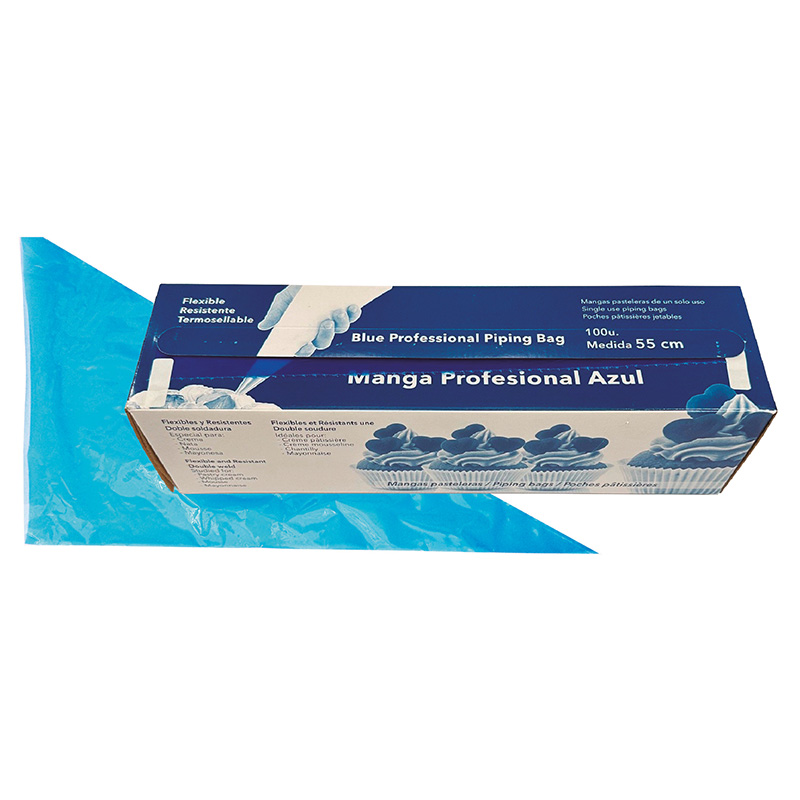 MANGA PROFESIONAL AZUL 55cm 100 UN